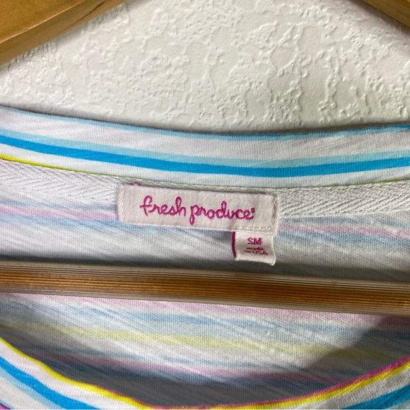 Fresh Produce Promenade Multicolor Stripe Catalina Top - Picture 4 of 6
